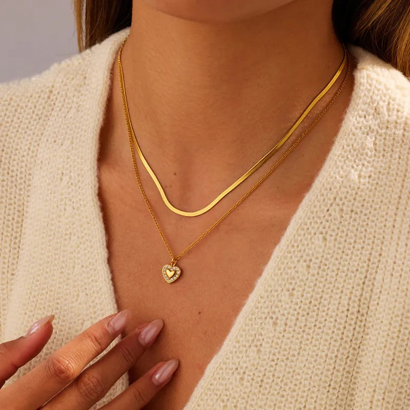 Blade Heart Necklace