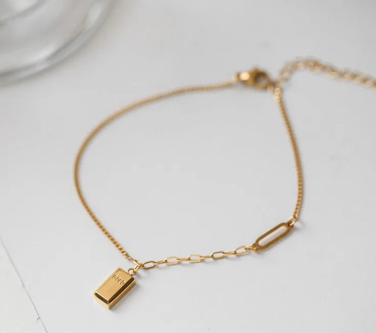 Square Link Anklet