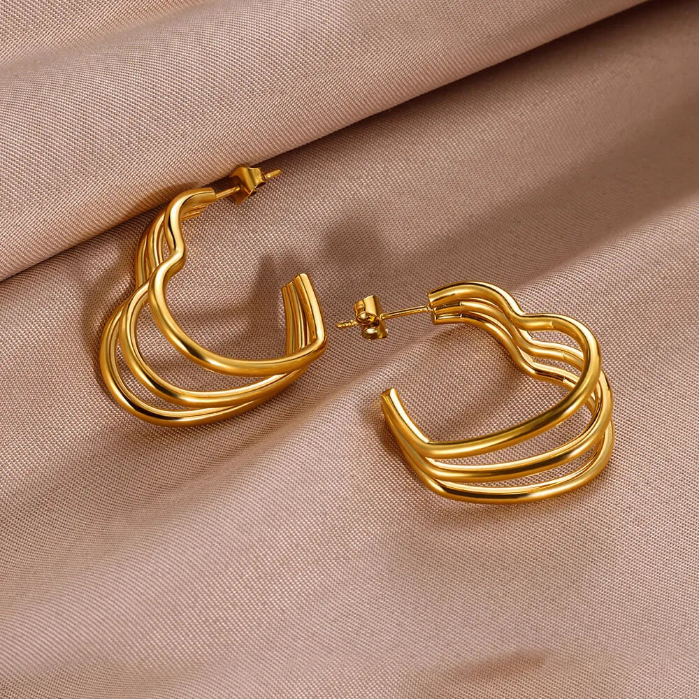 Velour Curve Earrings