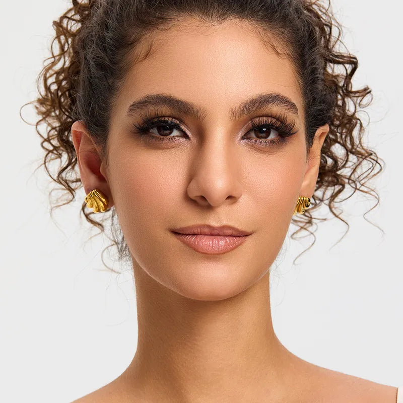 Golden Wave Earrings