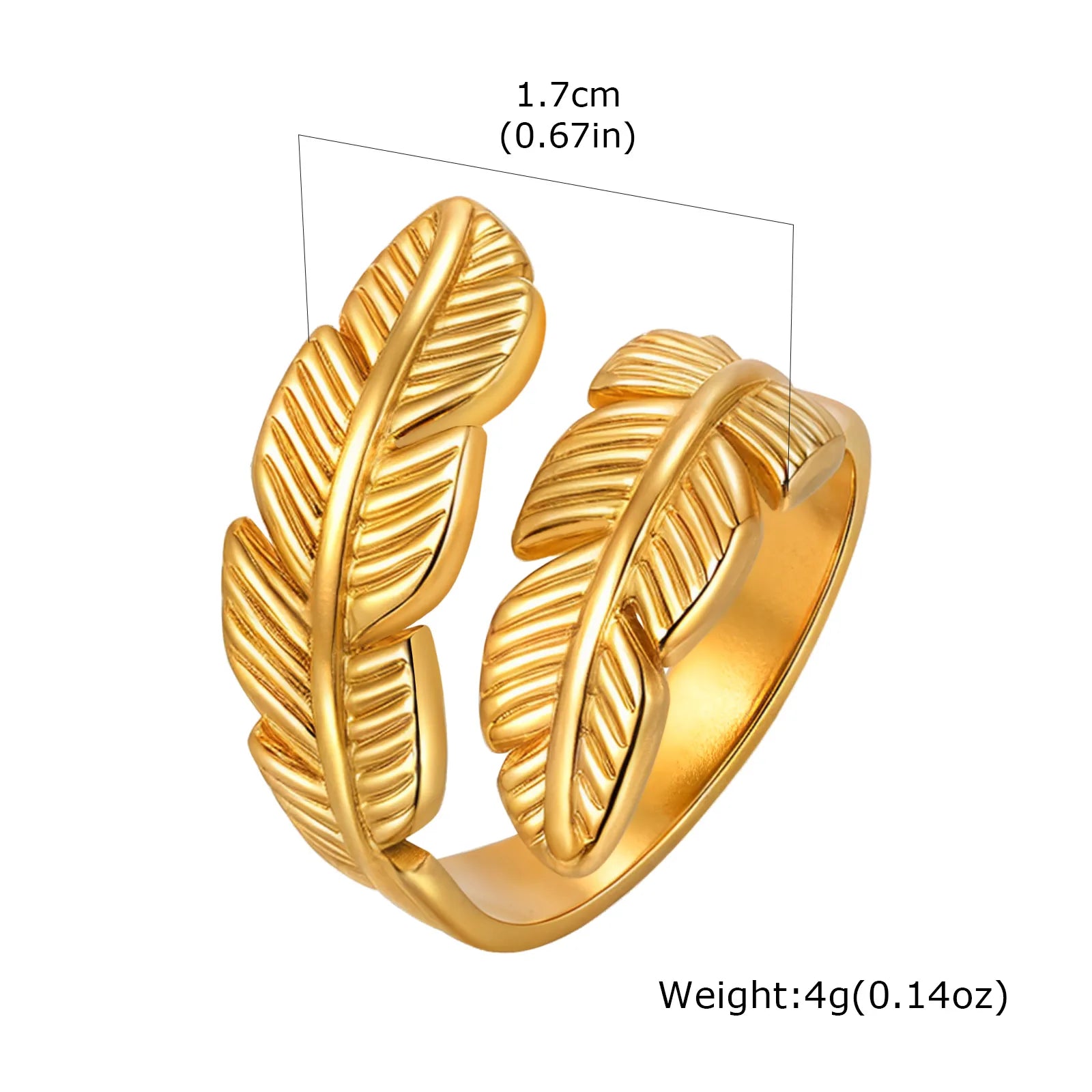 Aurelian Leaf Ring