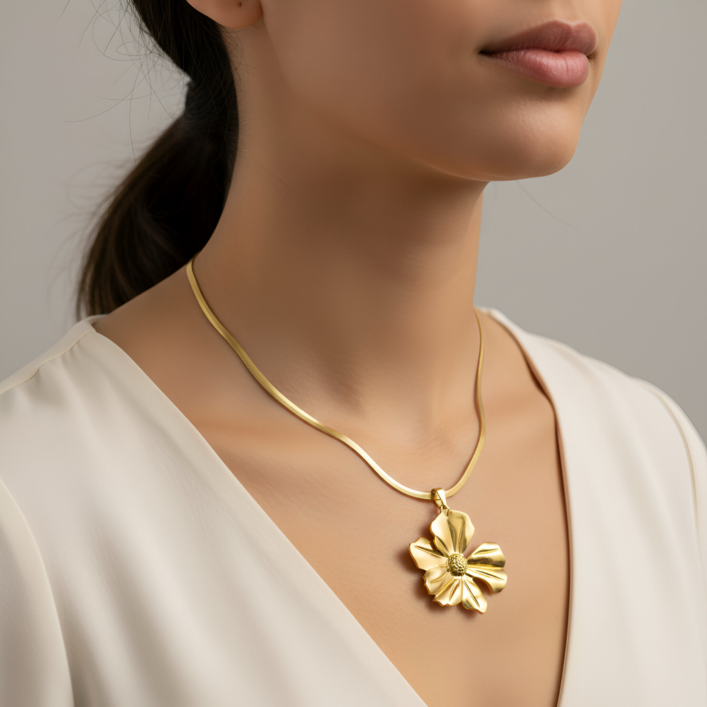 Golden Bloom Necklace