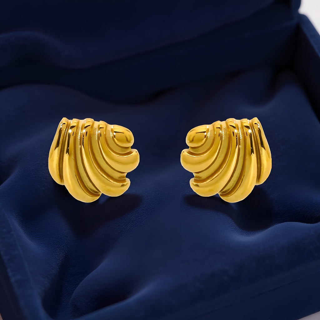 Golden Wave Earrings