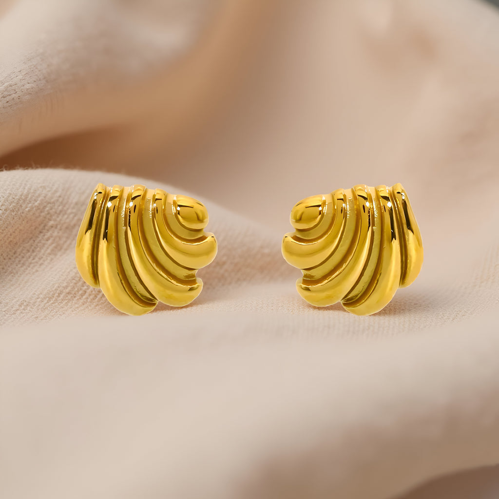 Golden Wave Earrings