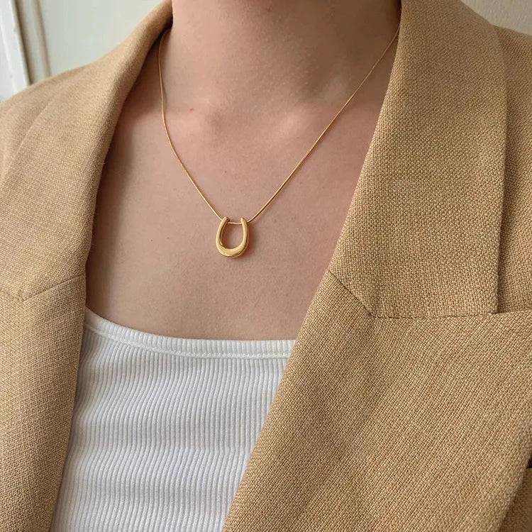 Lucky Horseshoe Necklace