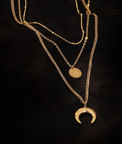 Lunera Moon Tassel Necklace