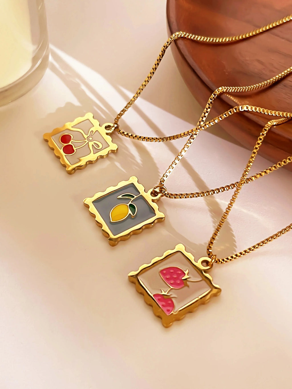 Fruit Charm Necklace